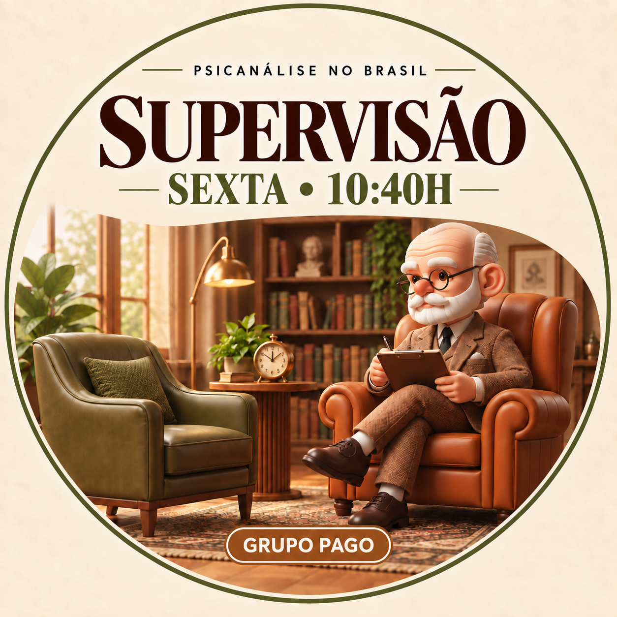 Supervisão coletiva às sextas-feiras, às 9h