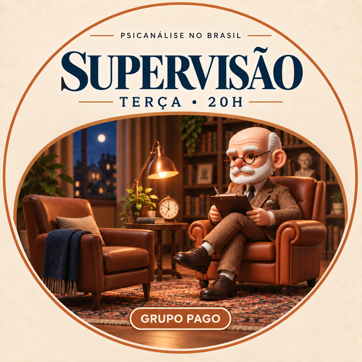 Supervisão coletiva às terças-feiras, às 20h